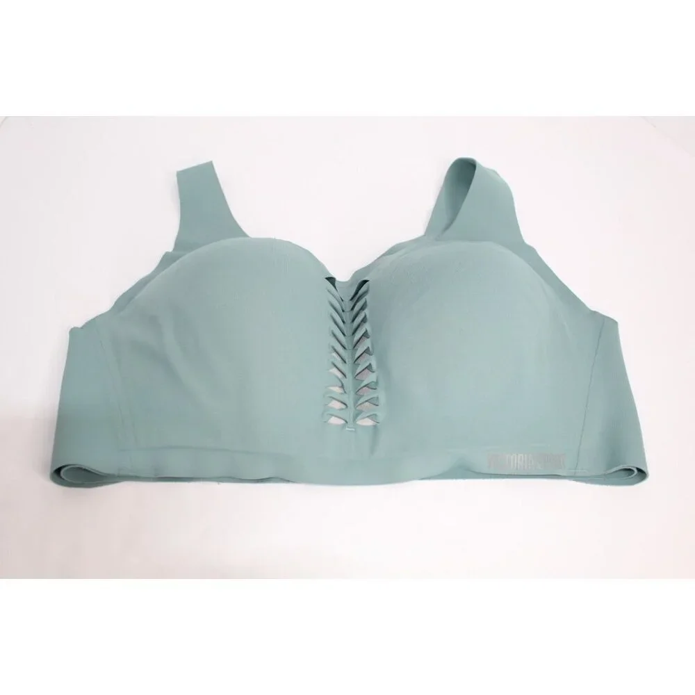 Victoria Sports Angle Max Bra 34DD Teal Green Padded Non-wire Yoga‎ Workout